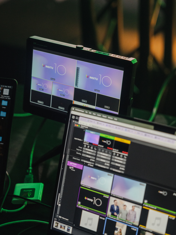 Virtuaalitapahtuman striimaus.